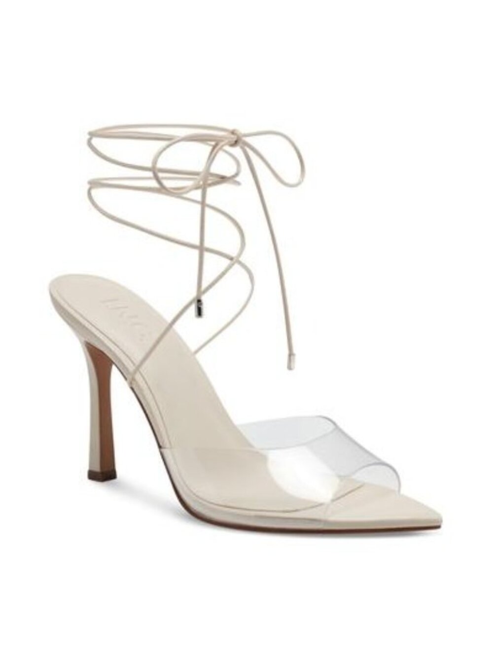 Inc International Concepts Womens Jesippa Sandals Clear Vinyl Size 8.5M Defected